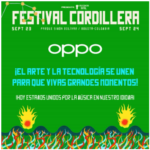 OPPO y Movistar patrocinadores de la edición 2023 del festival Cordillera